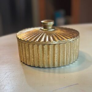Gold Textured Decorative Box
